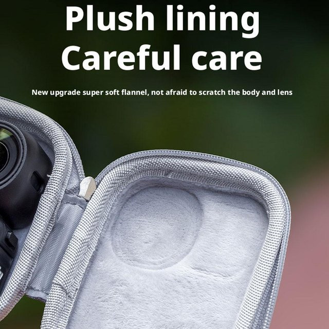 Tragbare Mini Lagerungs- und Reise-Tasche aus PU für DJI Nano in Grau - Bild 1