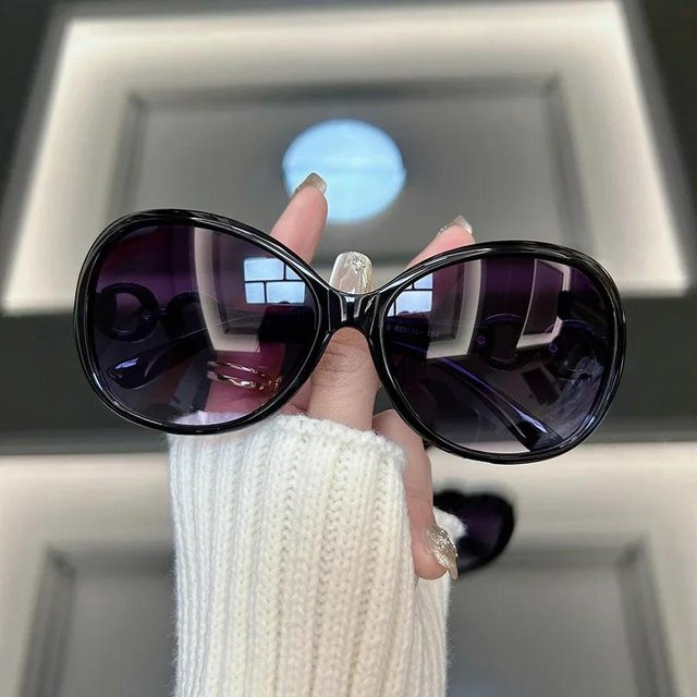 Quadratische Sonnenbrille, Unisex, Vollrand, Kunststoff, grau, schwarz - Bild 1
