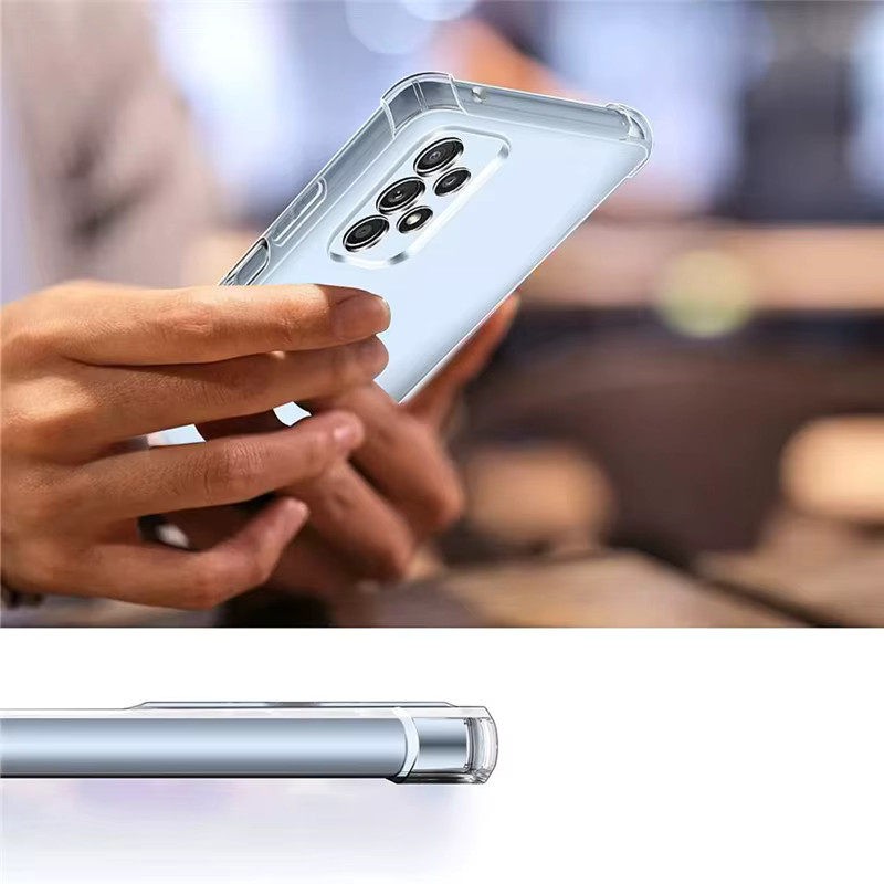 Stoßfeste transparente Handyhülle für Samsung Galaxy S24 S25 Ultra S23 S22 S21 sowie A54 A53 A52 A36 A16 A72 - Bild 3