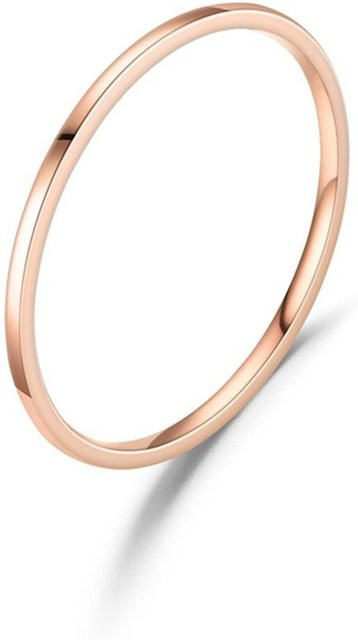 Partnerring Edelstahl, Roségold, Unisex - Bild 1