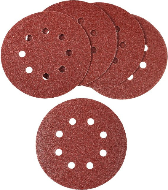 LUX-TOOLS Schleifauflage für Exzenterschleifer mit Ø 125 mm und Körnung 80 für Holz und Metall - Bild 1