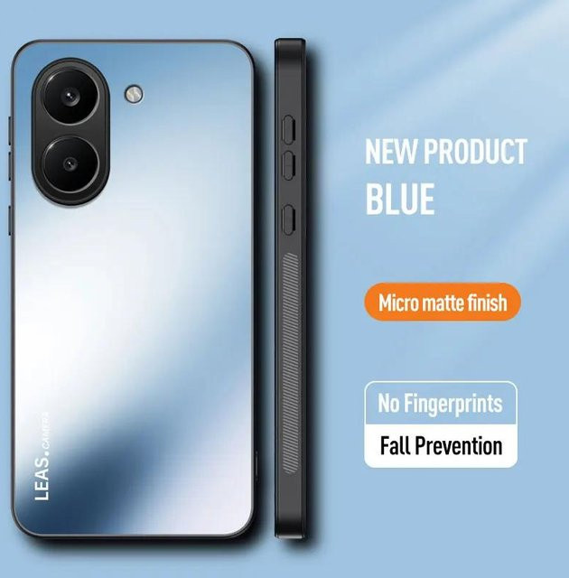 Stoßfeste Matt-Frosted Handyhülle für Xiaomi POCO X8 Pro 5G und POCO X8 Pro Max in Blau - Bild 1