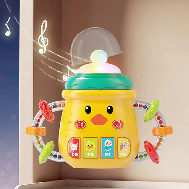 YEGBONG Musikalische Fütterungsflasche Schnuller, Lernspielzeug, ab 0 Jahre - Bild 2