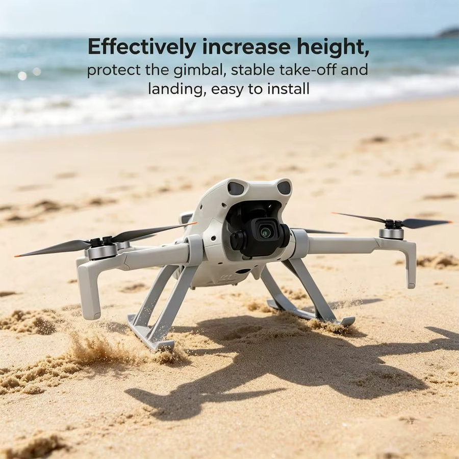 Höhenverstellbares Landegestell für DJI Lito1/X1 Drohne in Grau, faltbares und leichtes Landegestell mit Gimbal-Schutz und Stativfunktion - Bild 2