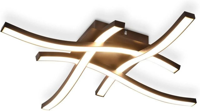 NETTLIFE LED Deckenleuchte modern in Schwarz aus Metall - Bild 1