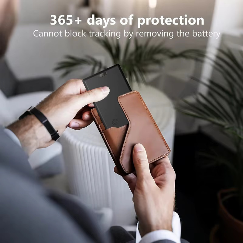 wesolvet Thin Wallet Tracker Card Smart Tag in Weiß mit Bluetooth für Find My (nur iOS) - Bild 3