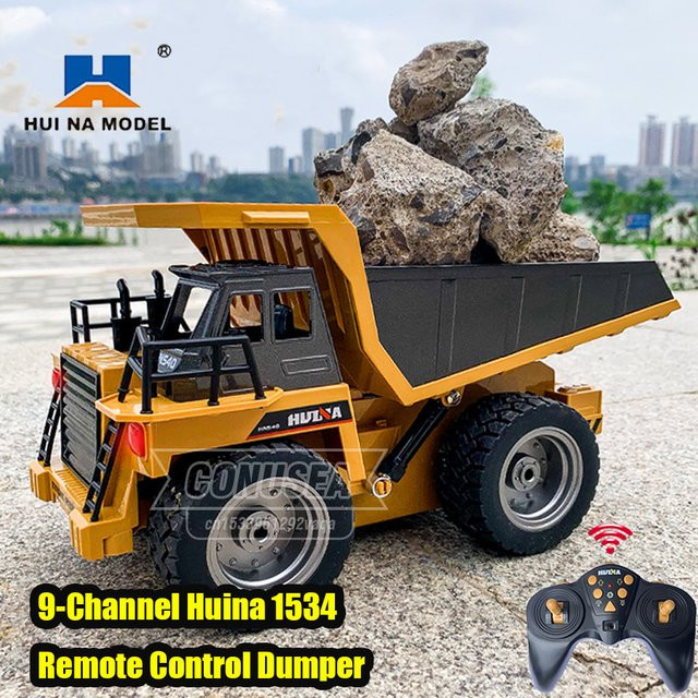 Huina 1534 Rc LKW Traktor Muldenkipper, 1:18, ferngesteuert - Bild 1