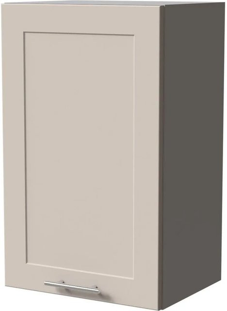 Feldmann-Wohnen Hängeschrank Oslo Küchenschrank Grau Kaschmir Matt mit Soft-Close-Türen und Regalböden, B/T/H: 45 x 32,5 x 72 cm - Bild 1