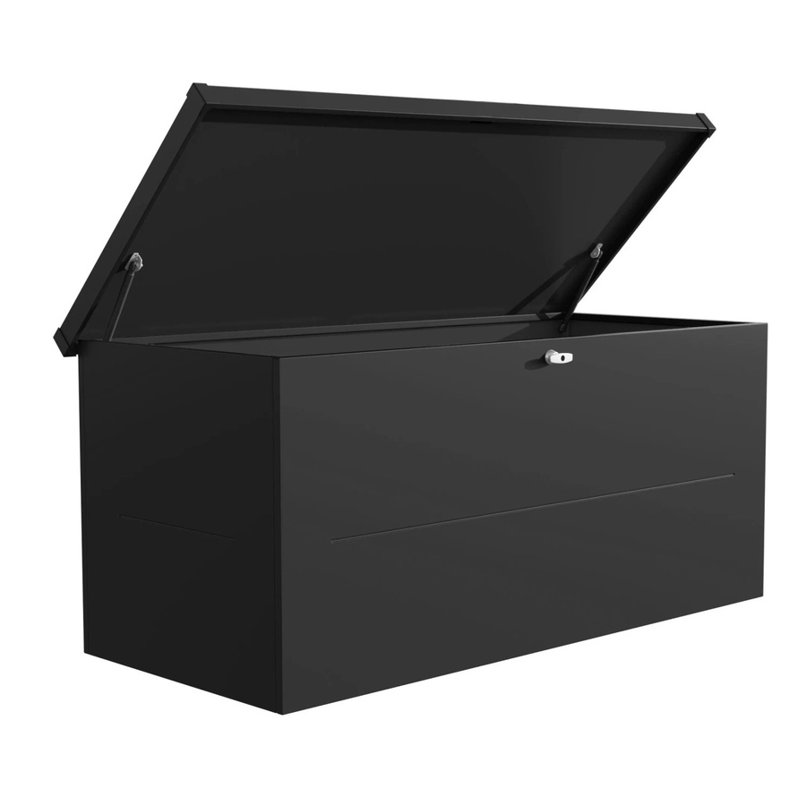 Auflagenbox Nevio von Telluria in Schwarz, B/T/H: 185 x 85 x 85 cm - Bild 2