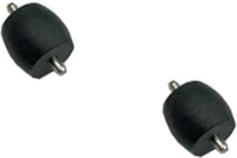 A70Z Fafa 2 Stück Ersatzräder für NARWAL S1 und S2 Saugroboter, motorisierte Köpfe mit kleinem Schaft, Schwarz - Bild 1