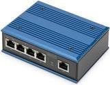 Digitus Industrial Ethernet Switch DN-651120 unmanaged 4 Port Gigabit PoE+ mit 1 Port Uplink für Desktop oder DIN-Schiene - Bild 3