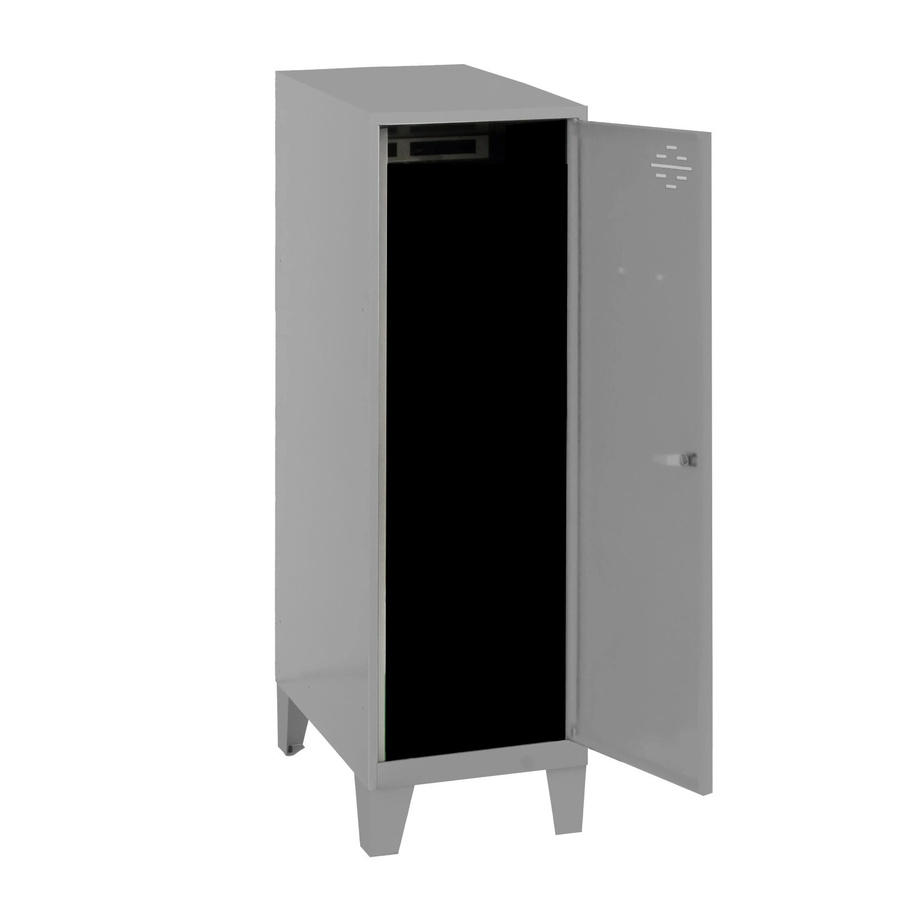PROREGAL Schließfachwürfel AMEGO Spind mit Standfüßen und Schließfach in Grau-Grau, H x B x T: 101,5 x 40 x 50 cm - Bild 2