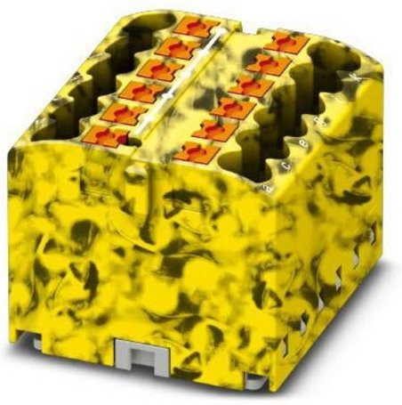 Phoenix Contact Verteilerblock Schwarz Gelb 8 Stück - Bild 1