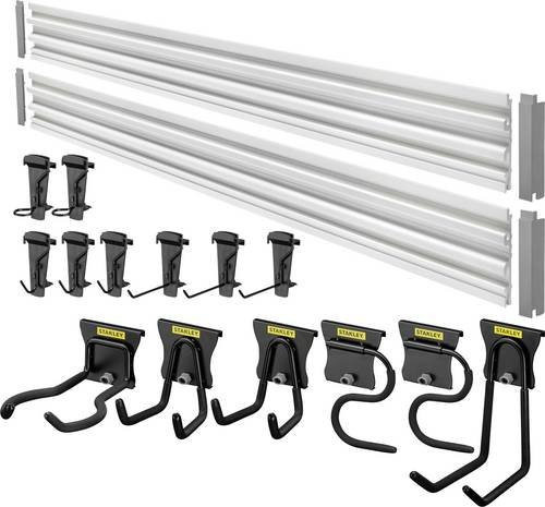 Stanley Trackwalls Set 20-teilig Halterung in Weiß aus Kunststoff - Bild 1