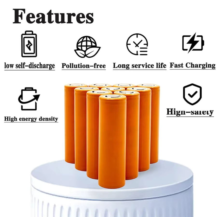 Roza Cinnie Li-Ionen-Akku 21700, 3,7 V, 5000 mAh, Farbe: Orange - Bild 2
