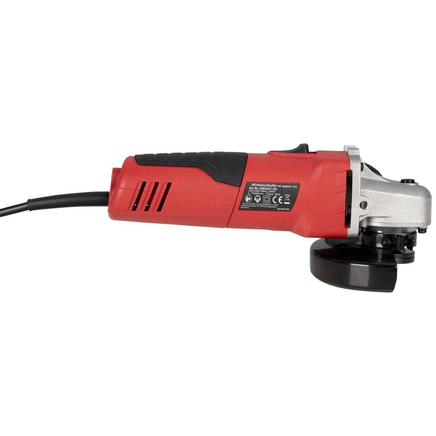 POCOline Winkelschleifer AG07A-115 in Rot mit 500 W Leistung - Bild 2