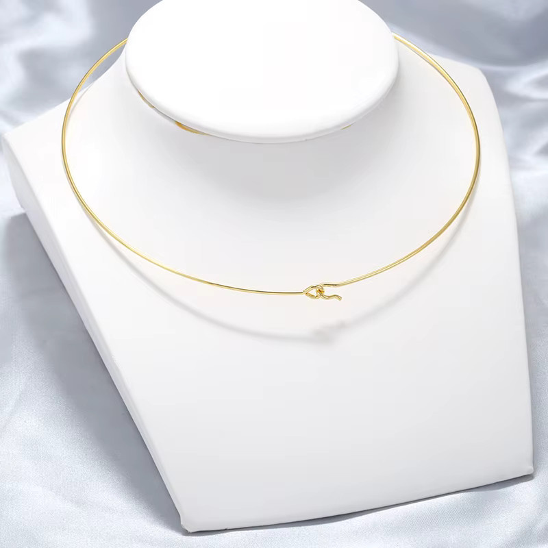 ZHUKOU Halskette Edelstahl, Gold, Herz Rund, Damen - Bild 1