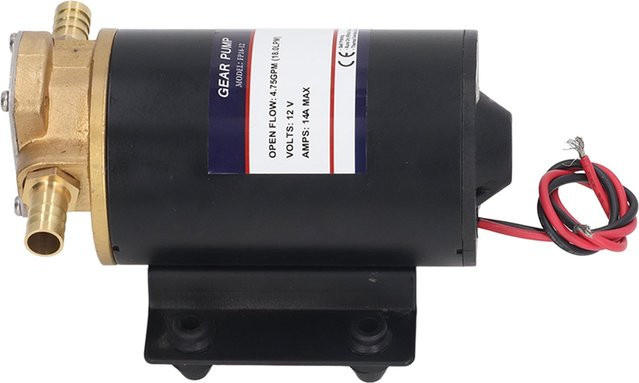 Aimo Elektrische Flügelzellenpumpe Selbstansaugende Zahnradpumpe mit Messingventil und Gummifuß, 18 LPM, Multicolour - Bild 1