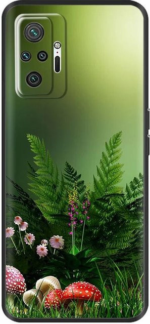 Xiaomi Silikon Handyhülle für Redmi Note 10 Pro, Redmi Note 10S und Redmi Note 10 in Grün - Bild 1