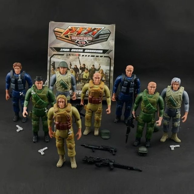 GRAPMAN Armee SWAT Team Soldaten, Actionfiguren, 8-teiliges Set - Bild 1