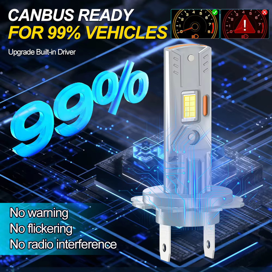 H7 LED Auto Scheinwerfer Lampen 360 W Canbus 12 V 6000 K Nebel Lampen in Silber für Porsche Cayenne 2003-2018 und CROSSFOX - Bild 5