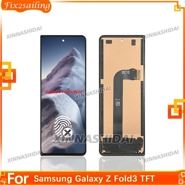 Samsung Galaxy Z Fold 3 Display-Baugruppe mit LCD und Touchscreen-Digitizer in Schwarz (Modelle F9260, F926B) - Bild 1
