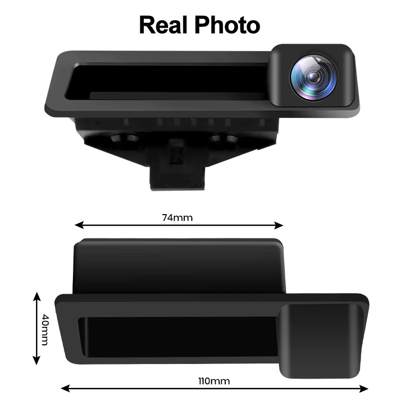 Junsun AHD 720P Rückfahrkamera mit 120 Grad Weitwinkel für BMW 3er 5er X5 X1 X6 E82 E84 E88 E90 E91 E92 E93 E60, wasserdicht als Einparkhilfe - Bild 4
