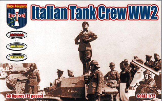 Orion Italian Tank Crew WW2, Fahrzeuge, 1:72 - Bild 1