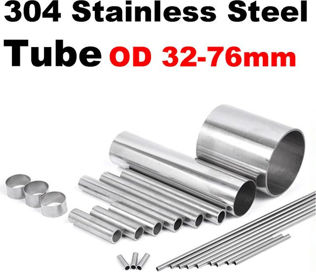 Edelstahlrohr aus 304 Edelstahl in Silber für Industrieanwendungen - Bild 1