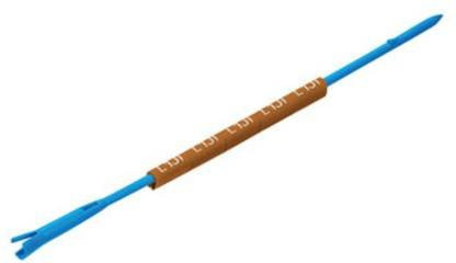 Weidmüller CLI R 1-3 BR/WS Kennzeichnungsring in Braun und Weiß für Außendurchmesser 2,5 bis 5 mm - Bild 1