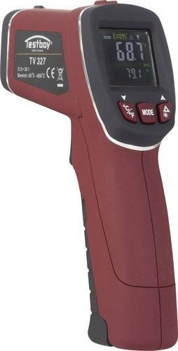 Testboy TV 327 Infrarot-Thermometer in Rot mit 30:1 Optik für berührungslose IR-Messung und Kontaktmessung von -50 bis +760°C - Bild 1