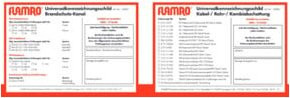 FLAMRO Brandschutz Kennzeichnungsschild universal 14000 in Weiß - Bild 1
