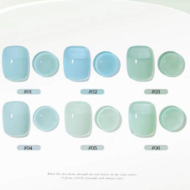 SHAKA Gel-Nagellack, Mint, Transparent, Glänzend - Bild 1