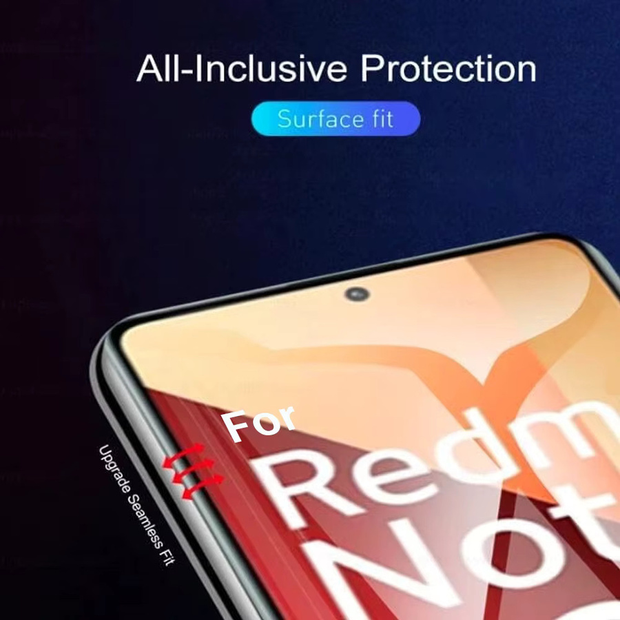 8-in-1 Hydrogel-Displayschutzfolie für Xiaomi Redmi Note 15 14 Pro 13 12 11 Serie, transparent - Bild 4
