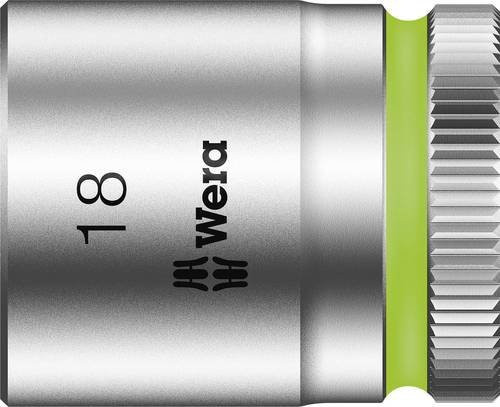 Wera Außen-Sechskant Steckschlüsseleinsatz 18 mm, 3/8 Zoll, Farbe: Silber - Bild 1