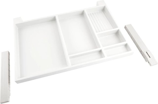 Ninka Utensilien-Auszug aus Polystyrol in Weißgrau, Breite: 56,6 cm, Höhe: 3,6 cm - Bild 1