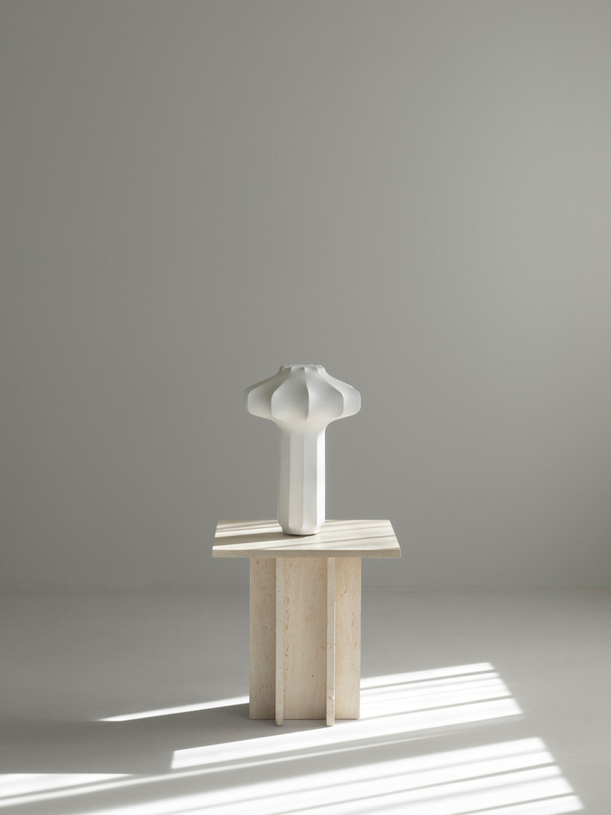 Normann Copenhagen Phantom Tischleuchte Weiß mit LED und Stahlrahmen - Bild 2