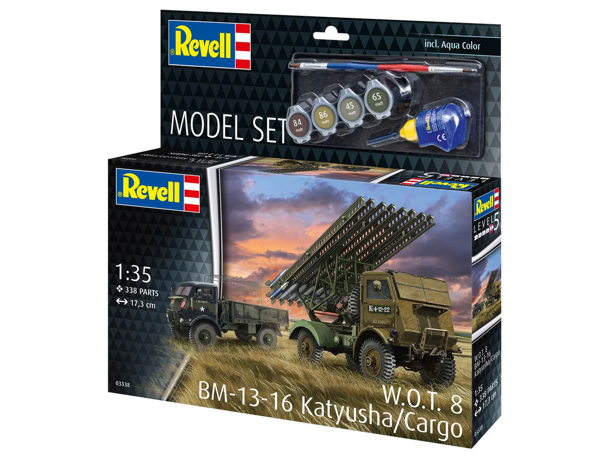 Revell W.O.T. 8 BM-13-16 Katyusha/Cargo, Modellset, 1:35 - Bild 3