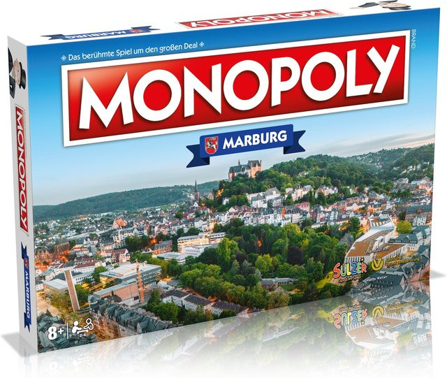 Monopoly Cityedition Marburg, Brettspiel, ab 8 Jahren - Bild 1