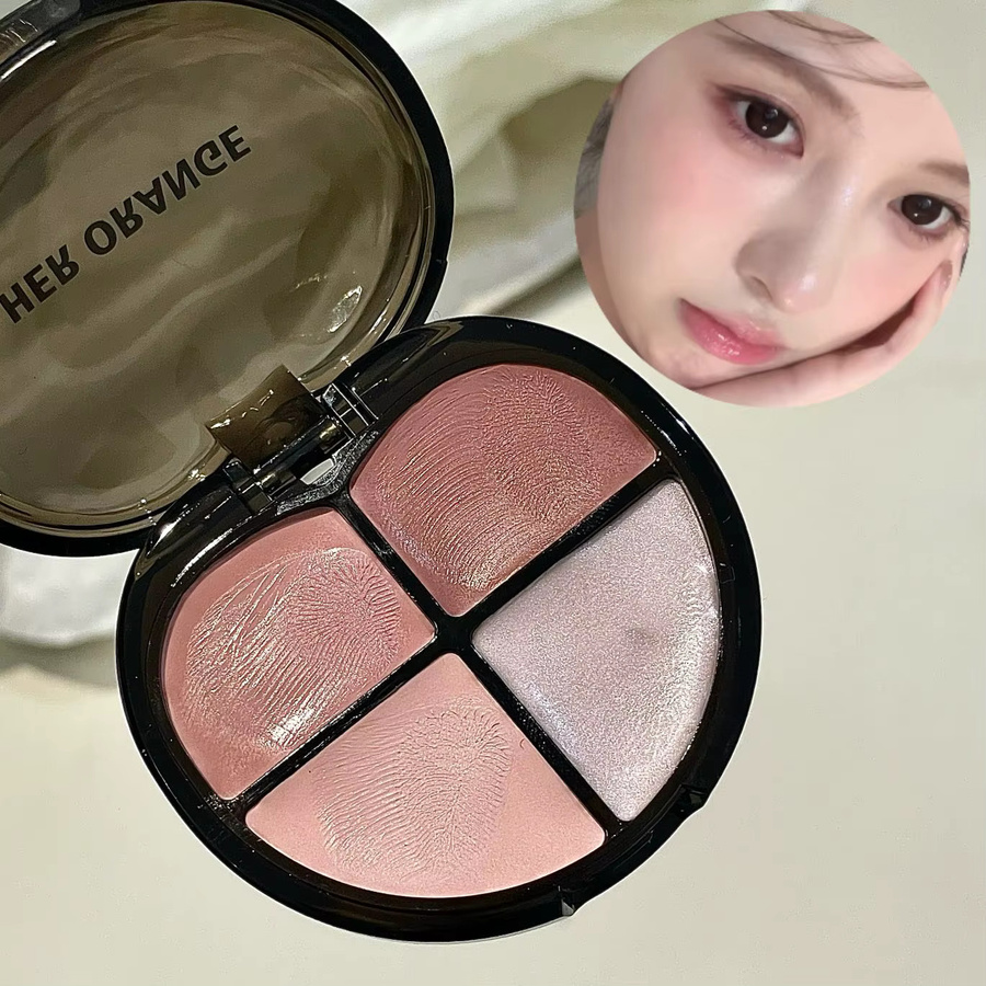 Herorange Multi-Color Blush Balm, Schimmernd, Unisex - Bild 3