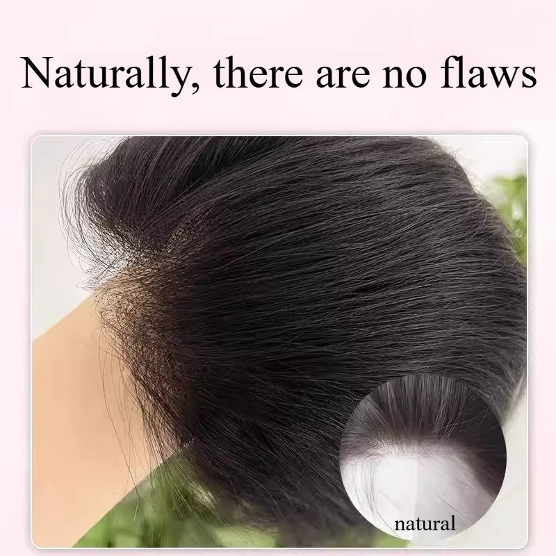 Ashely wigs Perücke für Damen, synthetisch, handgewebte Spitze, Pony - Bild 5