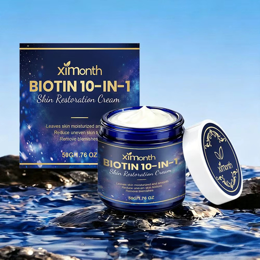 Ximonth Biotin 10-in-1 Multi-Effekt Gesichtscreme, 50 ml, Trockene Haut - Bild 2