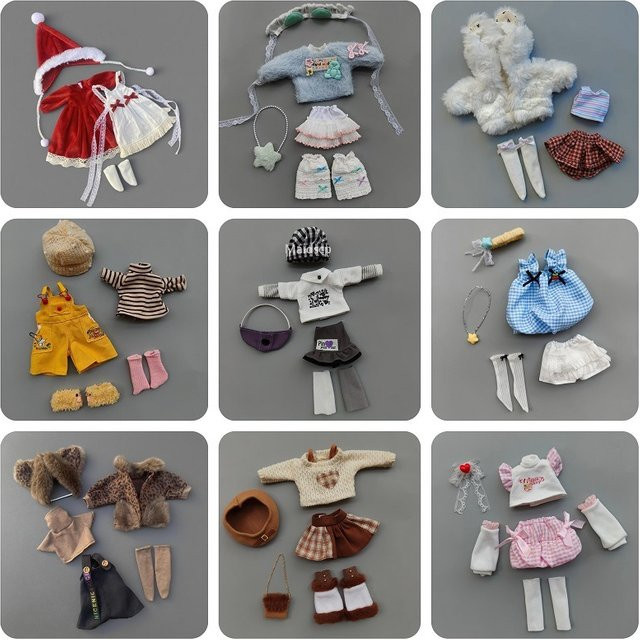 Maidscp Puppenkleidungs-Outfits, 1/6-Puppenkleidung, Zubehör, Bunt / Mehrfarbig - Bild 1