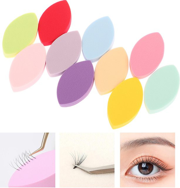 20-teiliges Set Übungsschwämme für Wimpernverlängerung und Wimpern-Mapping - Bild 1