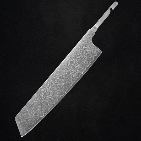 Baovim Kiritsuke-Messerklinge aus Damaststahl in Silber, DIY-Küchenmesser Rohling, Länge: 20,3 cm