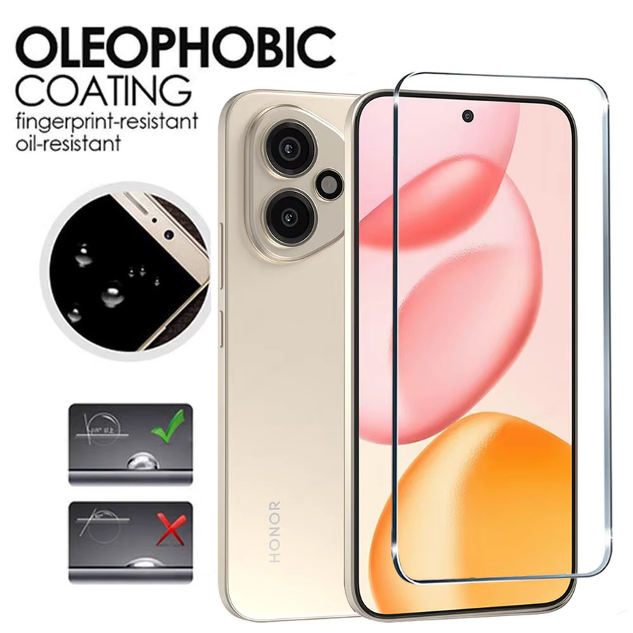 5er-Pack Gehärtetes Glas Displayschutzfolie für Honor 400 200 90 70 Lite X9C Smart X8C X7C X6C X7B X8B X7A in Transparent - Bild 2