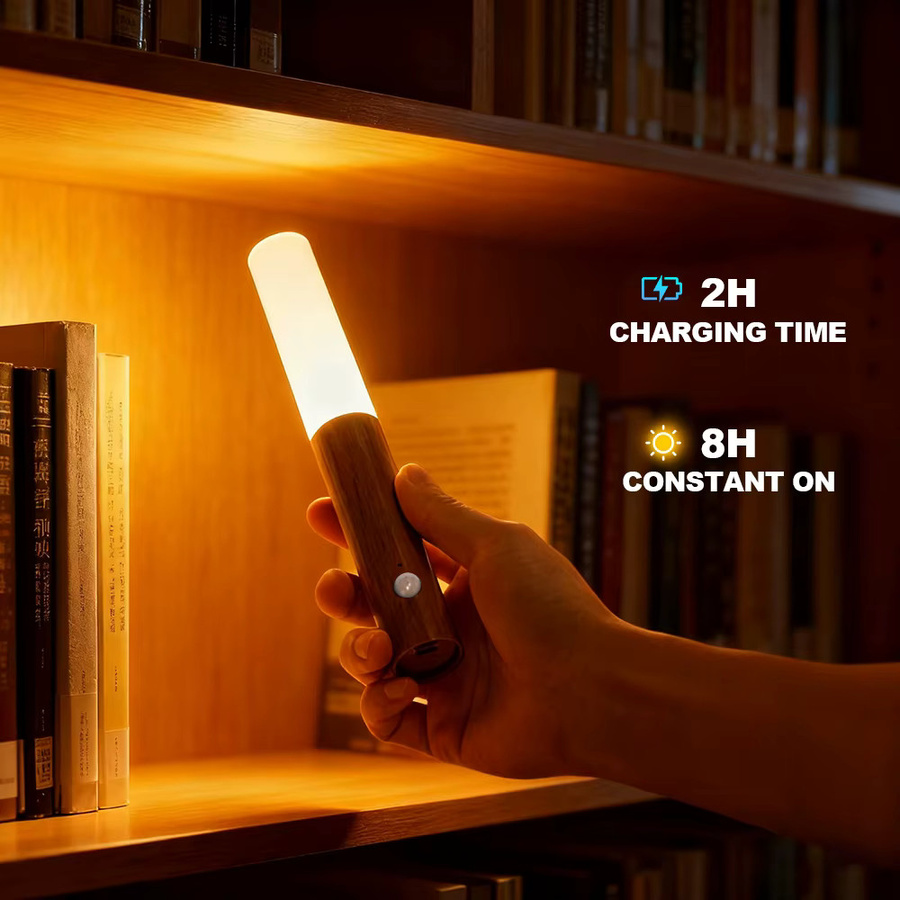 PARKSON Smart Motion Sensor Nachtlicht, magnetische weiße LED Wand Lampe mit wiederaufladbarem Akku für Schlafzimmer, Badezimmer, Küche und Treppen - Bild 3