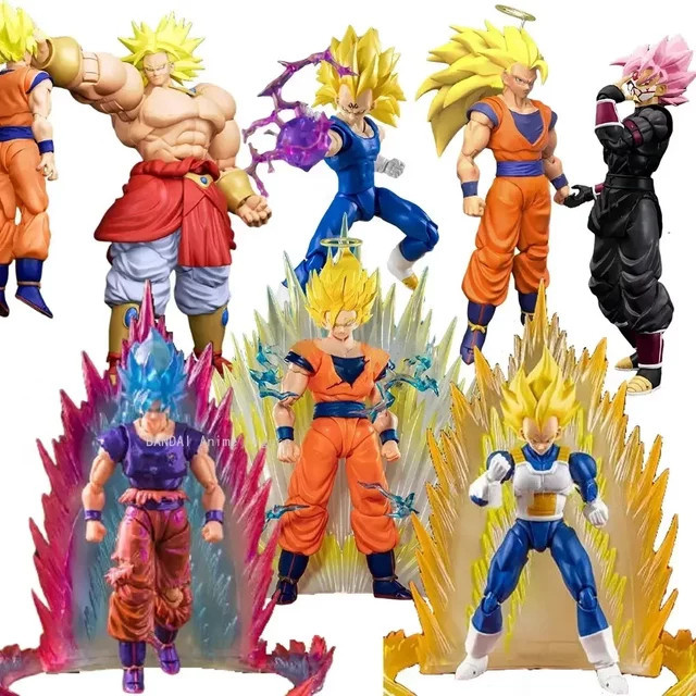 Bandai Dragon Ball Demoniacal Fit SHF Anime SSJ 3 4 Majin Buster Shining Soul Chosen Ones Goku, Actionfigur - Bild 1