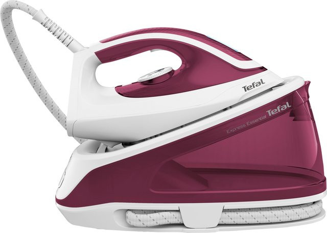 Tefal Dampfbügelstation Express Easy SV6110E0 in Weiß und Rot, B/H/T: 21,0 x 29,2 x 39,0 cm - Bild 1