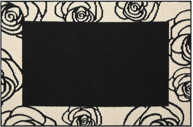 Rutschfeste Schmutzfangmatte als Luxus-Eingangsmatte in Beige, B/B: 50 x 80 cm - Bild 1